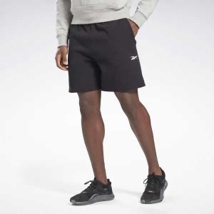 Black Reebok DreamBlend Cotton Shorts | XOJ-139476