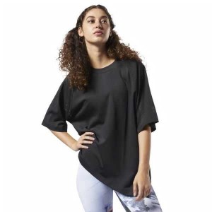 Black Reebok Perforated Cover-Up | BYO-548169
