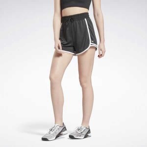 Black Reebok Workout Ready High-Rise Shorts | KIP-012967