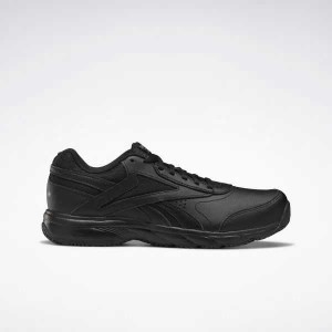 Black / Grey / Black Reebok Work N Cushion 4.0 Wide Shoes | GKF-716492