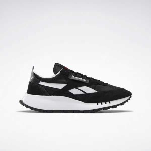 Black / Grey / Red Reebok Classic Leather Legacy Shoes | DQN-852714