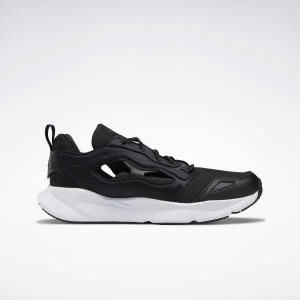 Black / White / Dark Silver Reebok Furylite 95 Shoes | PHJ-469875