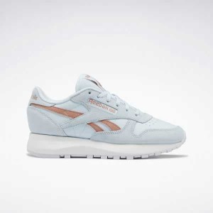 Blue / Blue / Coral Reebok Classic Leather SP | SWZ-823619