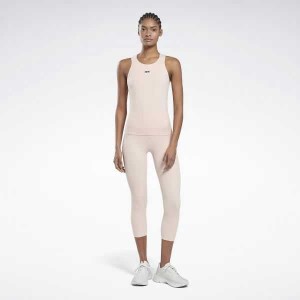 Coral Reebok Victoria Beckham Fitted Tank Top | KUE-432508
