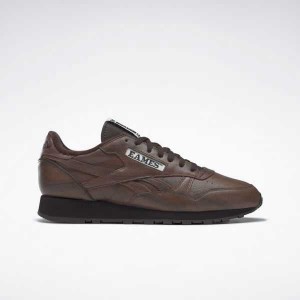 Dark Brown / Dark Brown / Dark Brown Reebok Eames Classic Leather Shoes | IDC-284517