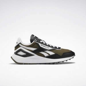 Green / Black / White Reebok Classic Legacy AZ Shoes | BQA-537846