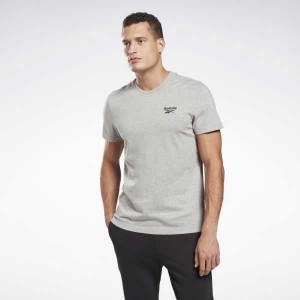 Grey Reebok Identity T-Shirt | OYA-270569