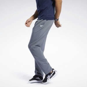 Grey Reebok Training Essentials Woven Unlined Pants | CVQ-438512