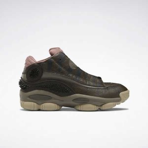 Grey / Grey Reebok Jurassic World The Answer DMX Basketball Shoes | BPX-791054
