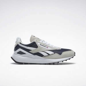 Navy / White Reebok Classic Leather Legacy AZ Shoes | SXF-253798