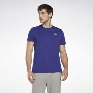 Purple Reebok Identity Classics T-Shirt | HYC-697425