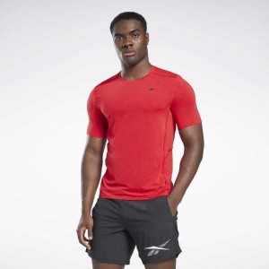 Red Reebok ACTIVCHILL Athlete T-Shirt | UGL-972306
