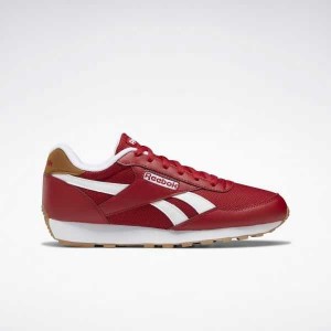 Red / Brown / White Reebok Rewind Run Shoes | PMQ-985431