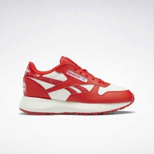 Red / Red Reebok Popsicle Classic Leather SP | BSC-154283