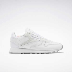 White / Grey Reebok Classic Leather Make It Yours | EAY-926031