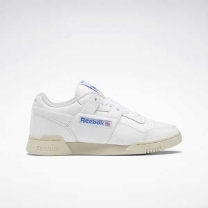 White / Grey Reebok Workout Plus 1987 TV Shoes | TQP-948312