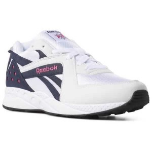 White / Navy / Pink / Black Reebok Pyro Shoes | XHV-718256