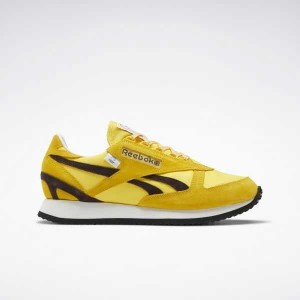Yellow / Grey / Purple Reebok Victory Shoes | MBQ-564032