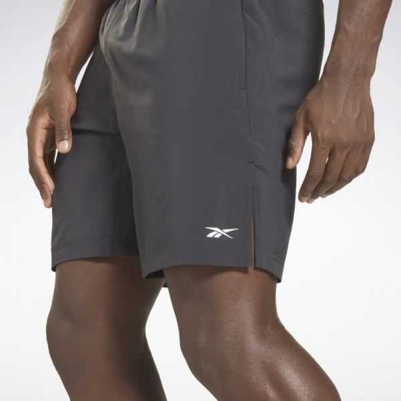Black Reebok Austin Shorts | IWN-389051