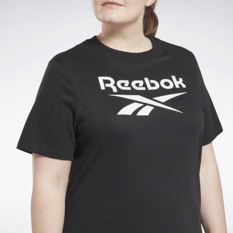 Black Reebok Identity T-Shirt | BPM-062718