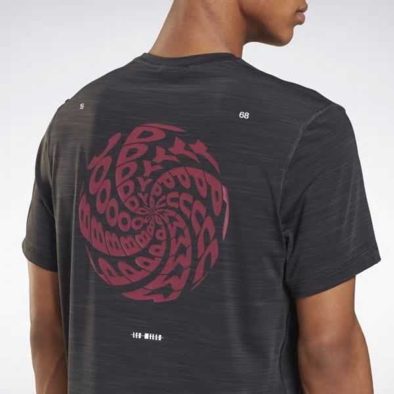 Black Reebok Les Mills BodyPump Activchill T-Shirt | LUI-842013