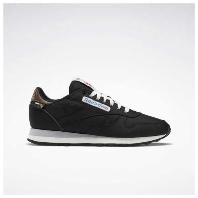 Black / Brown Reebok Classic Leather Shoes | VWC-968235