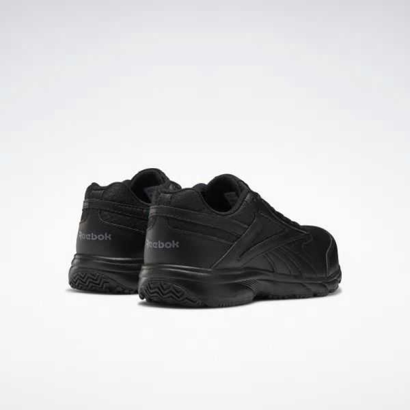 Black / Grey / Black Reebok Work N Cushion 4.0 Wide Shoes | GKF-716492