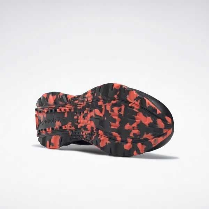 Black / Grey / Orange Reebok Ridgerider 6 Shoes | LAZ-150463