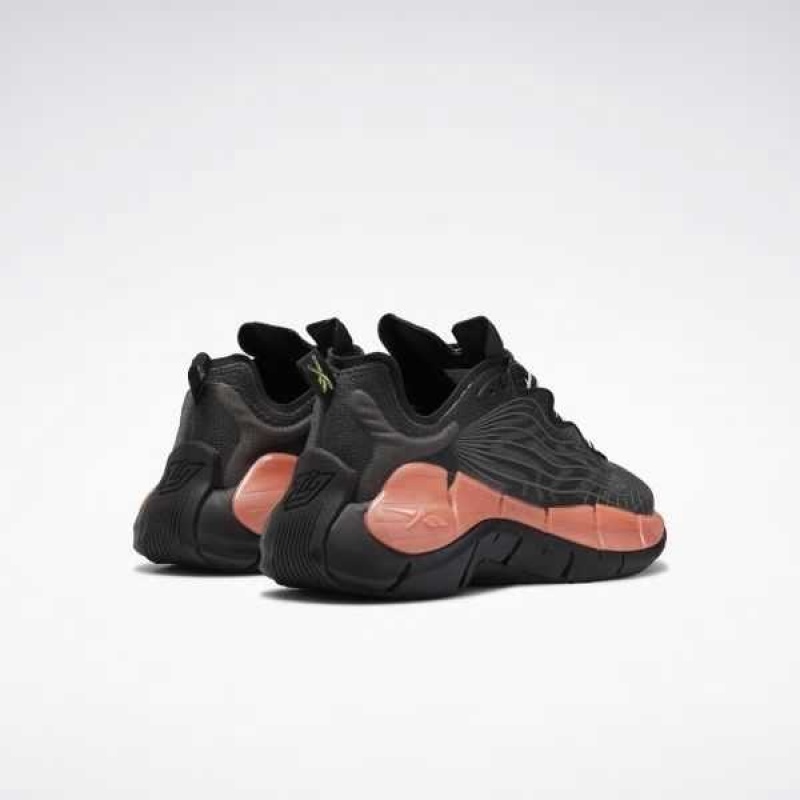 Black / Orange / Mint Reebok Zig Kinetica II Shoes | UHR-729540