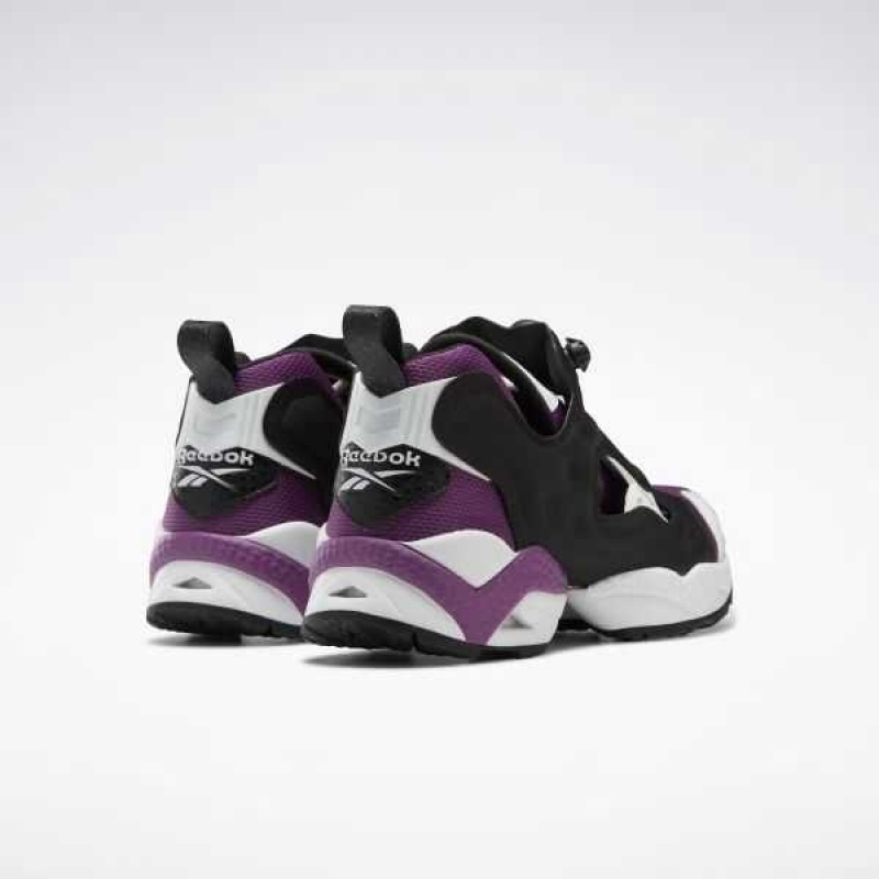 Black / White Reebok Instapump Fury 95 Shoes | LHN-721506