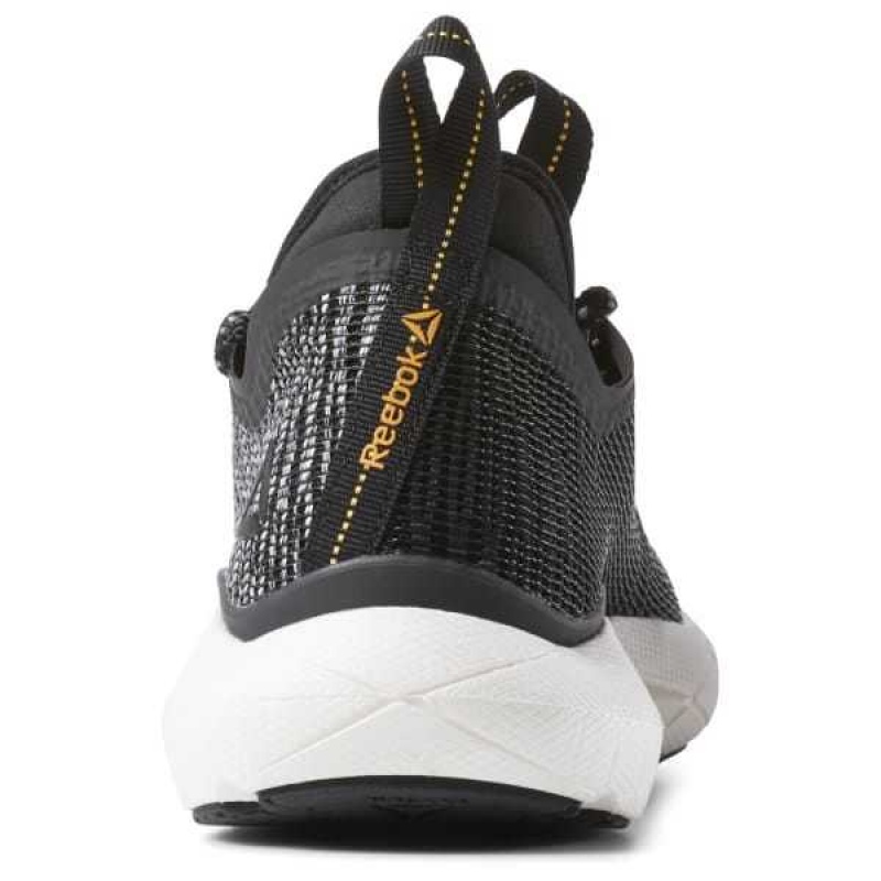 Black / White / Gold / Deep Blue Reebok Sole Fury Floatride Shoes | TUJ-867052