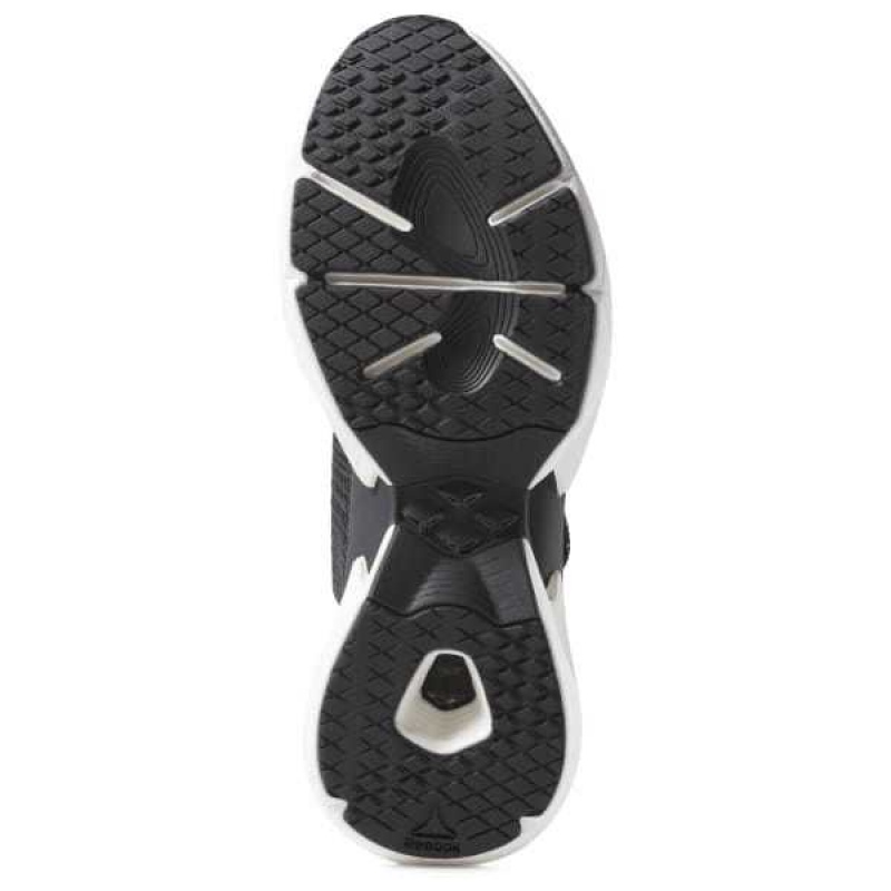 Black / White / Gold / Deep Blue Reebok Sole Fury Floatride Shoes | TUJ-867052
