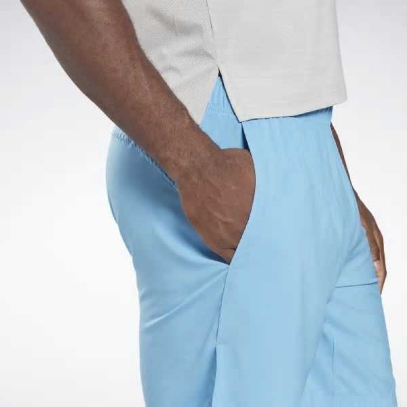 Blue Reebok Austin Shorts | TGQ-865914