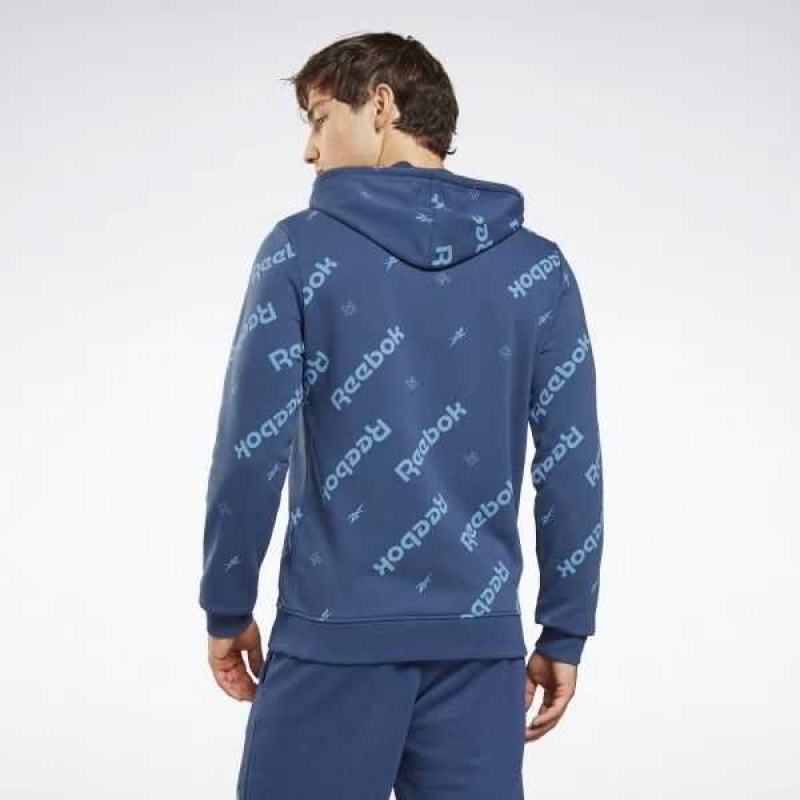 Blue Reebok Identity Sweatshirt | JDU-670514
