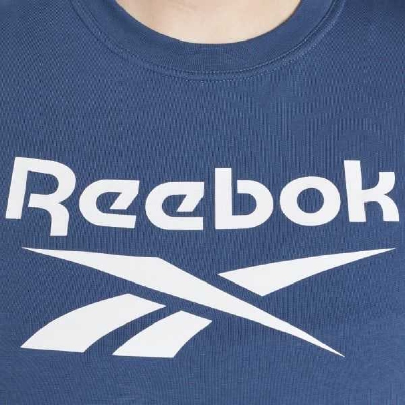 Blue Reebok Identity T-Shirt | VFJ-621870