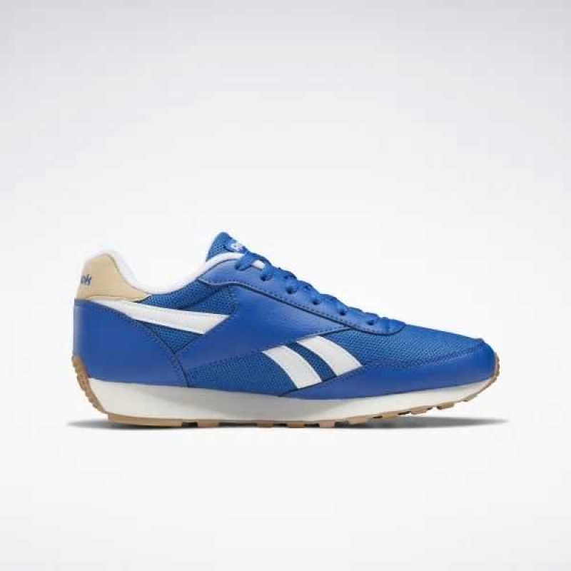 Blue / White Reebok Rewind Run Shoes | QWB-603741