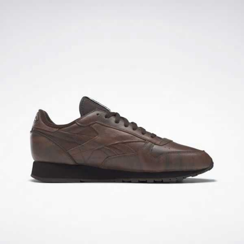 Dark Brown / Dark Brown / Dark Brown Reebok Eames Classic Leather Shoes | JQW-031769
