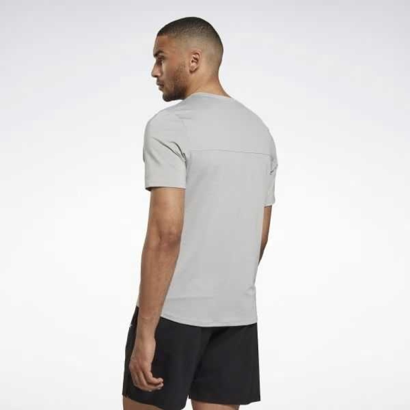 Grey Reebok ACTIVCHILL Athlete T-Shirt | SIE-724368