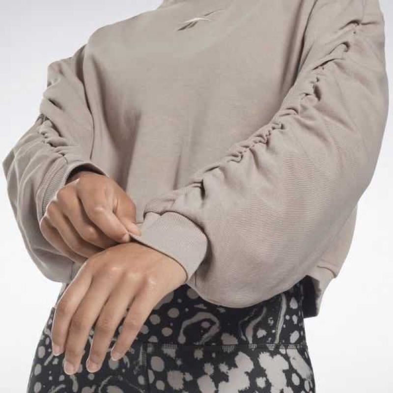Grey Reebok Studio Knit Fashion Cover-Up | PEI-187239