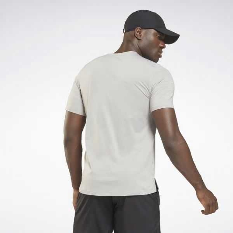 Grey Reebok Tech Style Activchill Move T-Shirt | PSY-617548
