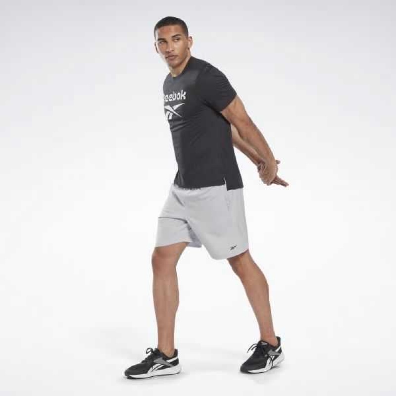 Grey Reebok Workout Ready Shorts | GXD-681049
