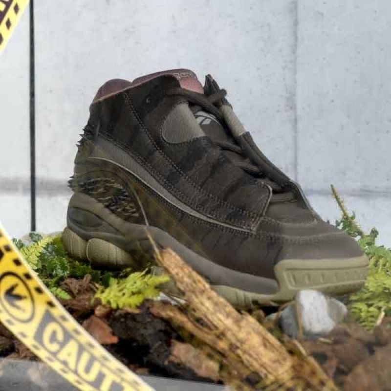 Grey / Grey Reebok Jurassic World The Answer DMX Basketball Shoes | FPV-051673