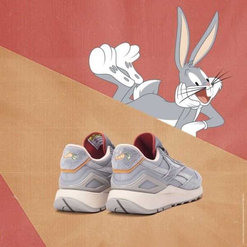 Grey / Grey / Grey Reebok Looney Tunes Classic Legacy AZ Shoes | FEM-763289