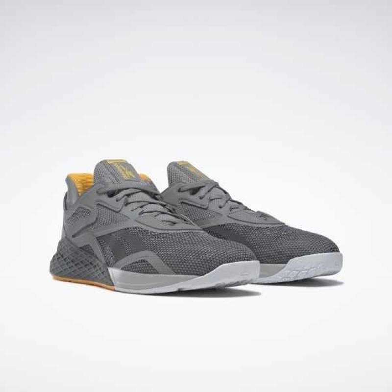 Grey / Grey / Grey Reebok Nano X Shoes | SID-239105