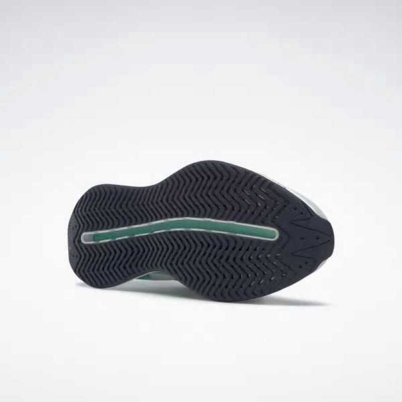 Grey / Navy / Green Reebok Zig Elusion Energy Shoes | JVH-651397