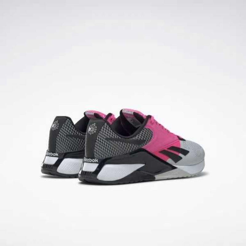Grey / Pink / Black Reebok Nano 6000 Training Shoes | TPJ-125467
