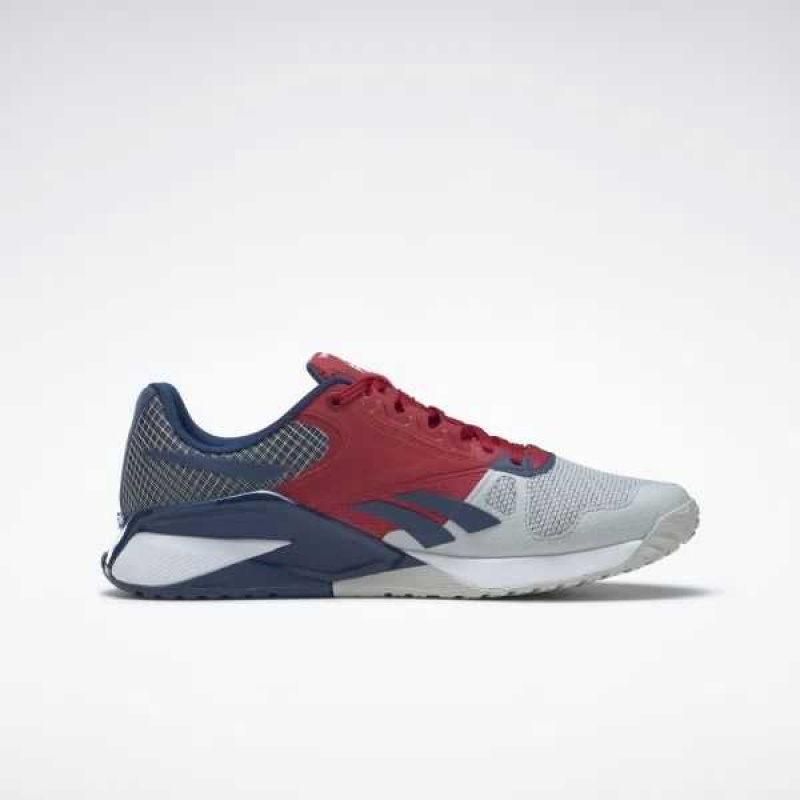Grey / Red / Blue Reebok Nano 6000 Training Shoes | FAP-187692
