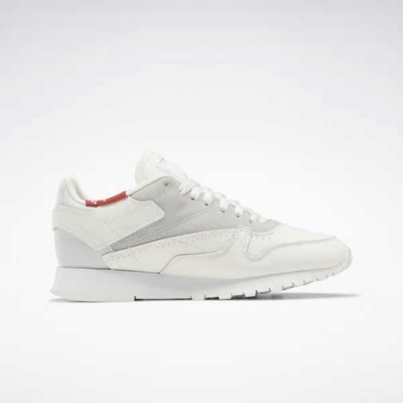 Grey / White Reebok Classic Leather Make It Yours | RBK-507241