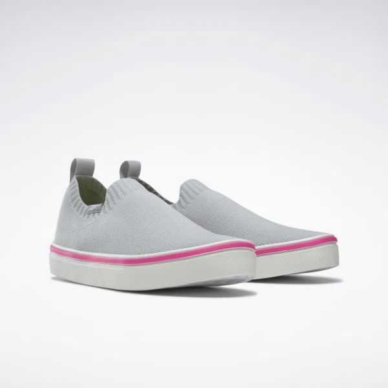 Grey / White / Pink Reebok OnLux Slip-On | TEF-934850