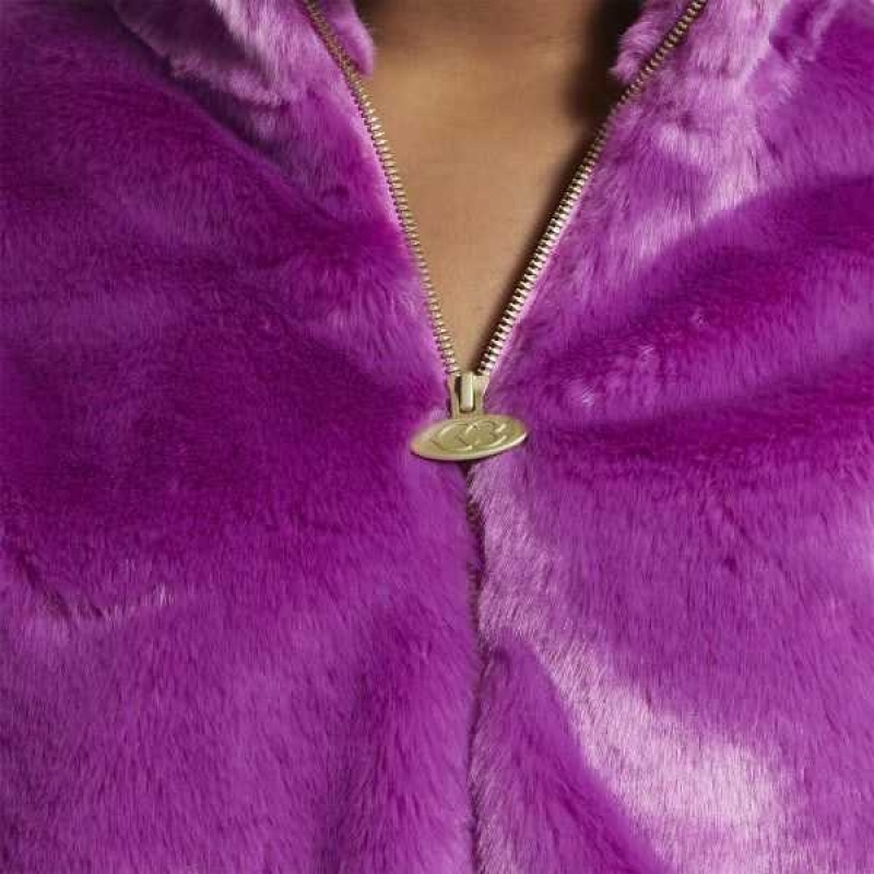 Multicolor Reebok Cardi B Fur Ombre Jacket (Unisex) | EMH-134852